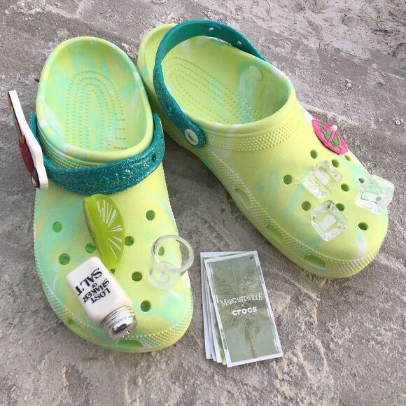Crocs Margaritaville Jimmy Buffett Lime Green Limited Edition Men Size 13 New main image 15